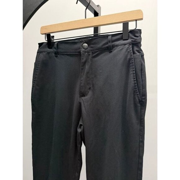 Cuts Black Activewear Stretch Dress Pants - Picture 2 of 5